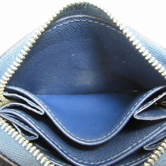 Louis Vuitton Epi Zippy Coin Purse M60384 Wallet Navy Leather - Picture 8 of 11